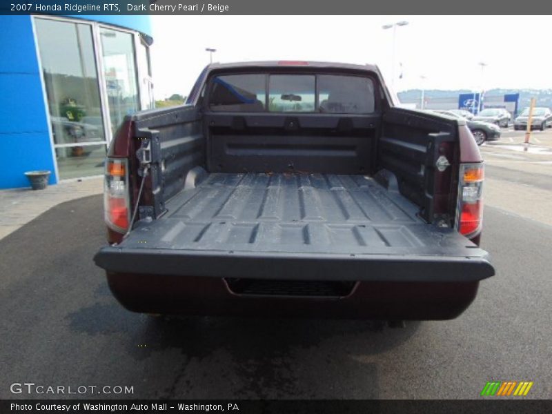 Dark Cherry Pearl / Beige 2007 Honda Ridgeline RTS
