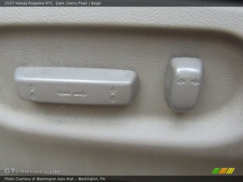Dark Cherry Pearl / Beige 2007 Honda Ridgeline RTS
