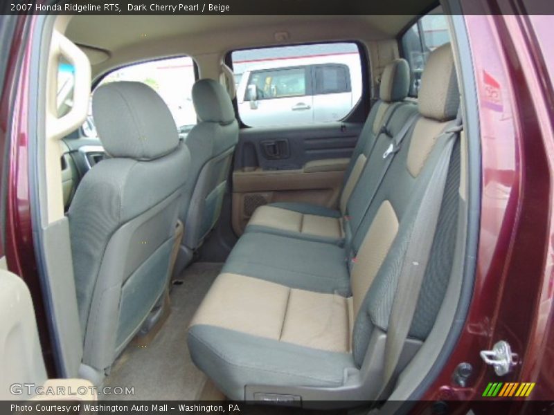 Dark Cherry Pearl / Beige 2007 Honda Ridgeline RTS