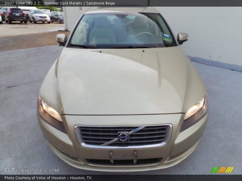 Shimmer Gold Metallic / Sandstone Beige 2007 Volvo S80 3.2