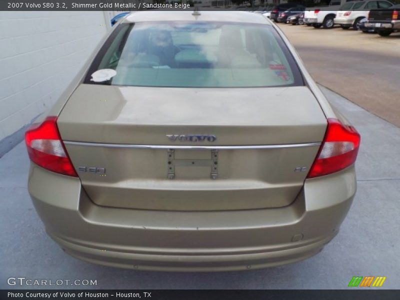 Shimmer Gold Metallic / Sandstone Beige 2007 Volvo S80 3.2
