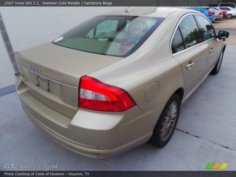 Shimmer Gold Metallic / Sandstone Beige 2007 Volvo S80 3.2