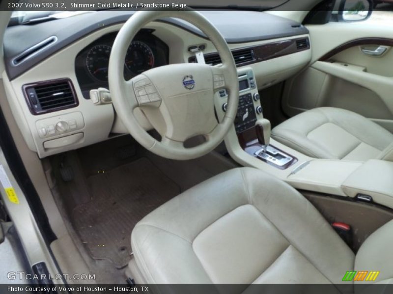 Shimmer Gold Metallic / Sandstone Beige 2007 Volvo S80 3.2