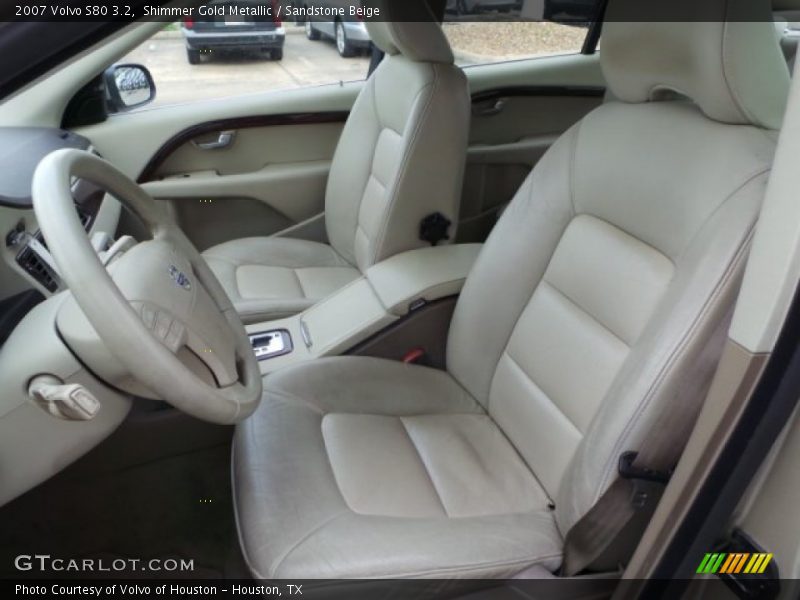 Shimmer Gold Metallic / Sandstone Beige 2007 Volvo S80 3.2