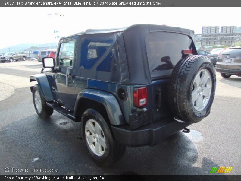 Steel Blue Metallic / Dark Slate Gray/Medium Slate Gray 2007 Jeep Wrangler Sahara 4x4