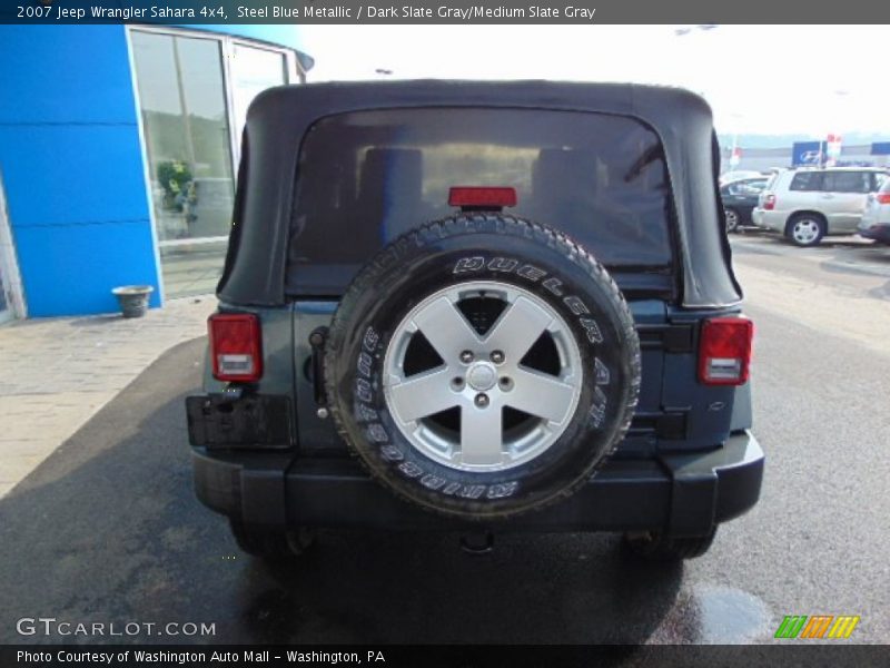 Steel Blue Metallic / Dark Slate Gray/Medium Slate Gray 2007 Jeep Wrangler Sahara 4x4