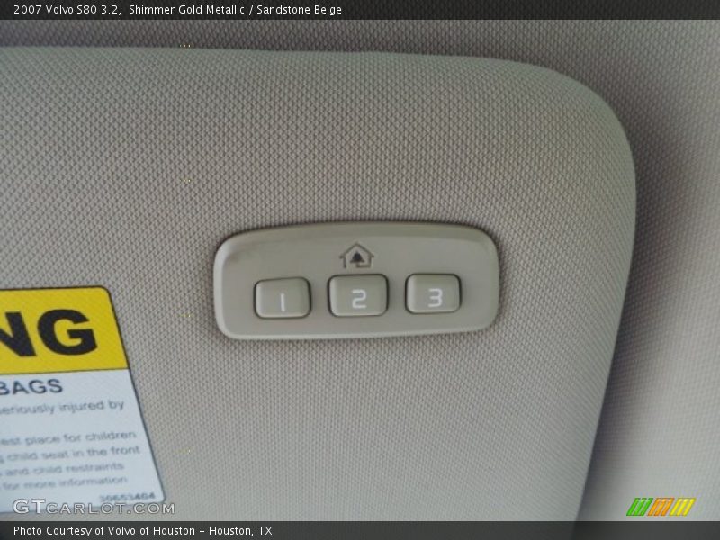 Shimmer Gold Metallic / Sandstone Beige 2007 Volvo S80 3.2