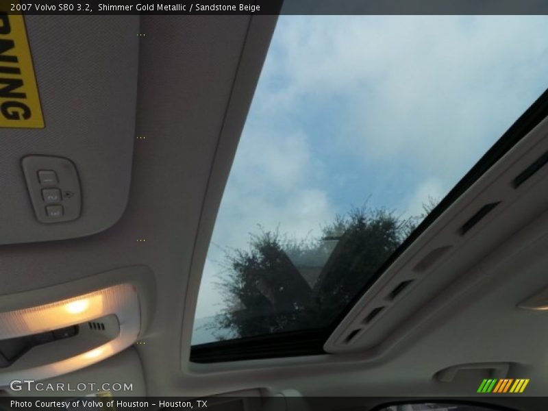 Shimmer Gold Metallic / Sandstone Beige 2007 Volvo S80 3.2