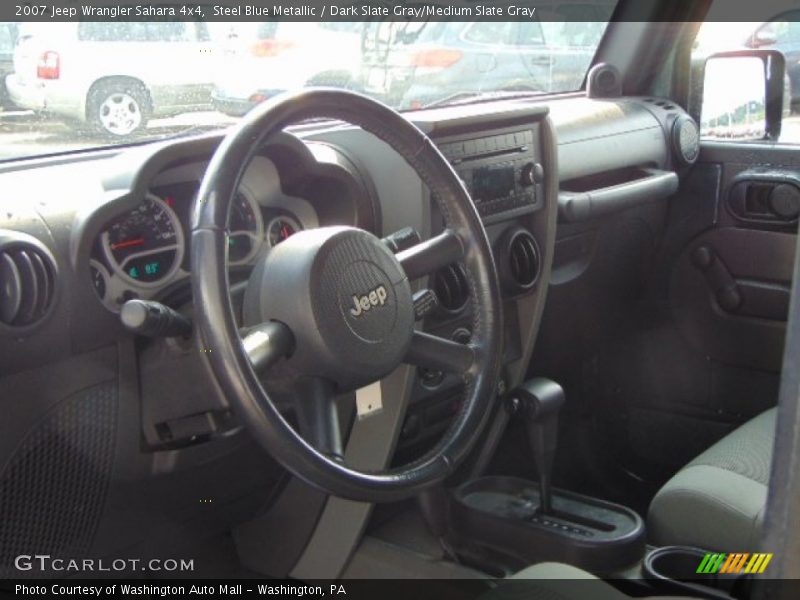 Steel Blue Metallic / Dark Slate Gray/Medium Slate Gray 2007 Jeep Wrangler Sahara 4x4