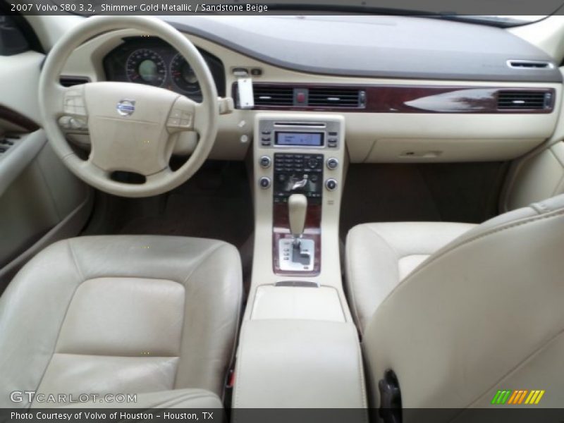 Shimmer Gold Metallic / Sandstone Beige 2007 Volvo S80 3.2