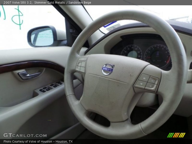 Shimmer Gold Metallic / Sandstone Beige 2007 Volvo S80 3.2