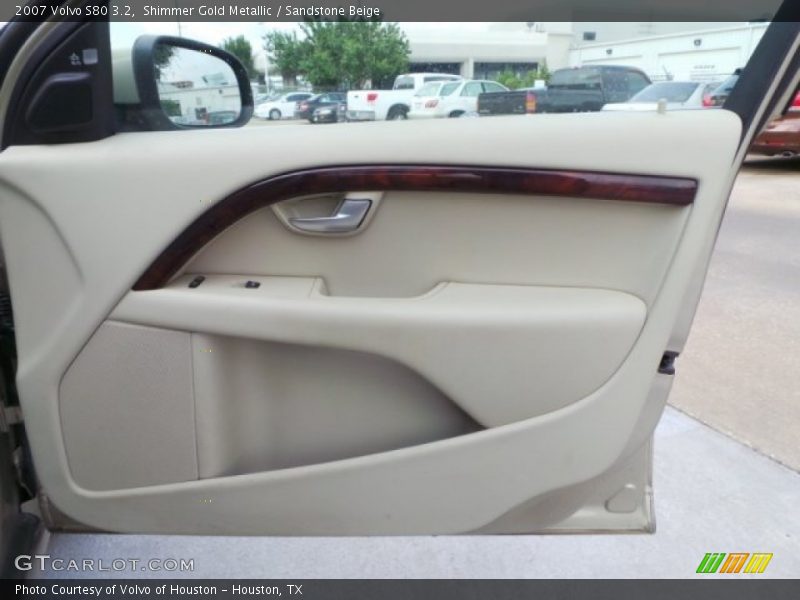 Shimmer Gold Metallic / Sandstone Beige 2007 Volvo S80 3.2