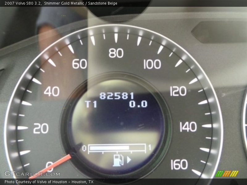 Shimmer Gold Metallic / Sandstone Beige 2007 Volvo S80 3.2