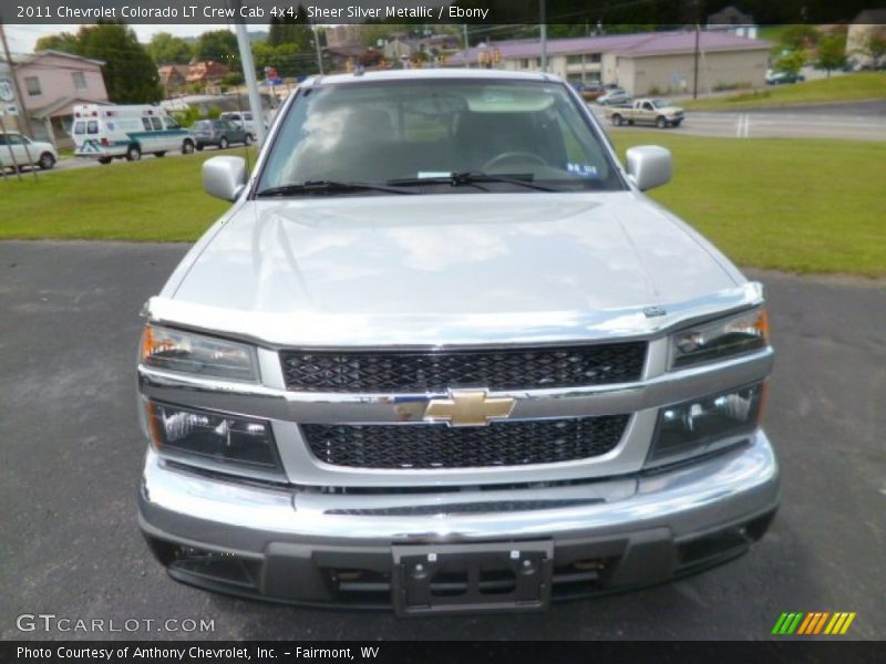 Sheer Silver Metallic / Ebony 2011 Chevrolet Colorado LT Crew Cab 4x4