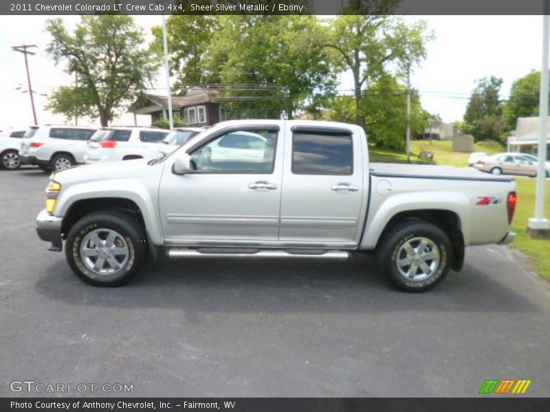 Sheer Silver Metallic / Ebony 2011 Chevrolet Colorado LT Crew Cab 4x4