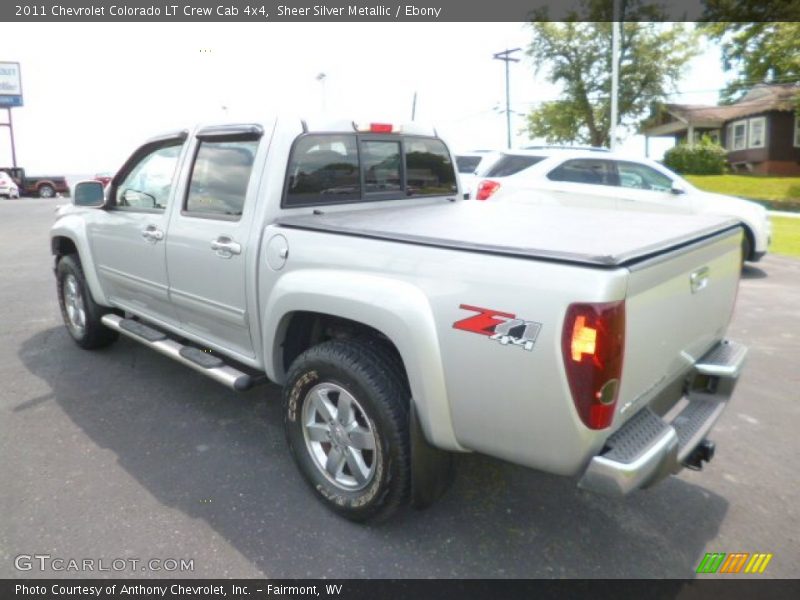 Sheer Silver Metallic / Ebony 2011 Chevrolet Colorado LT Crew Cab 4x4