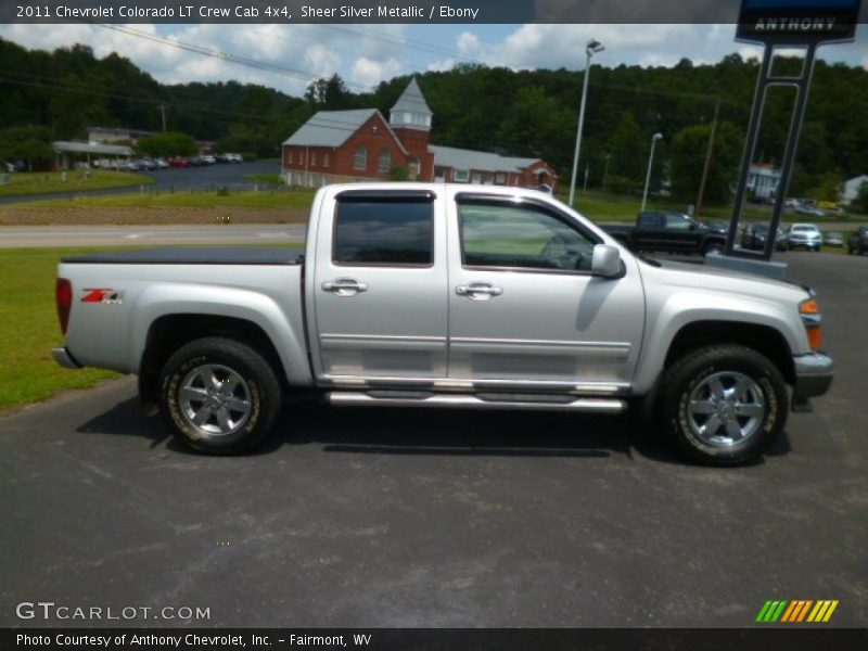 Sheer Silver Metallic / Ebony 2011 Chevrolet Colorado LT Crew Cab 4x4