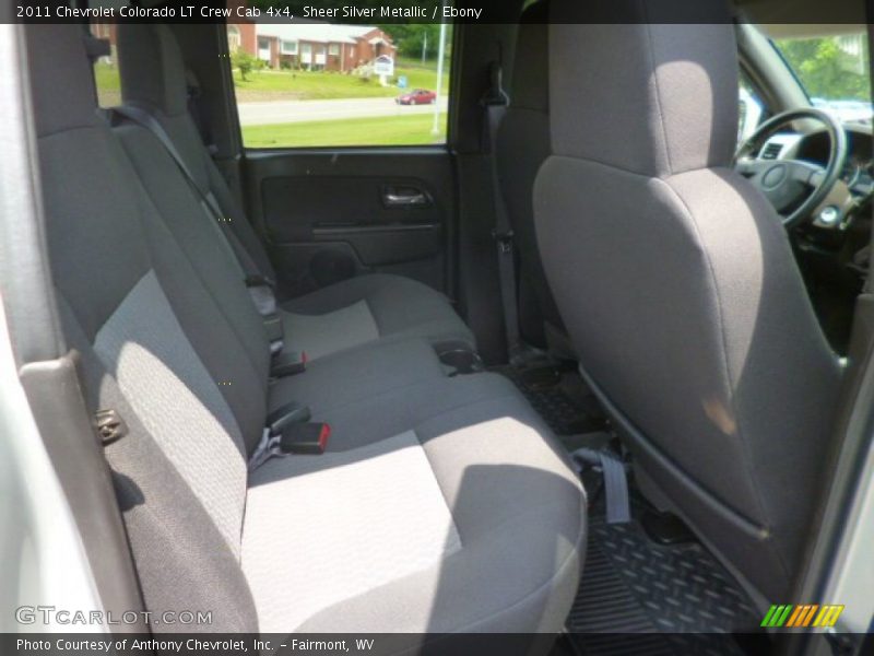 Sheer Silver Metallic / Ebony 2011 Chevrolet Colorado LT Crew Cab 4x4