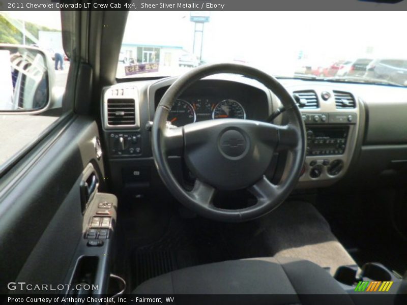 Sheer Silver Metallic / Ebony 2011 Chevrolet Colorado LT Crew Cab 4x4