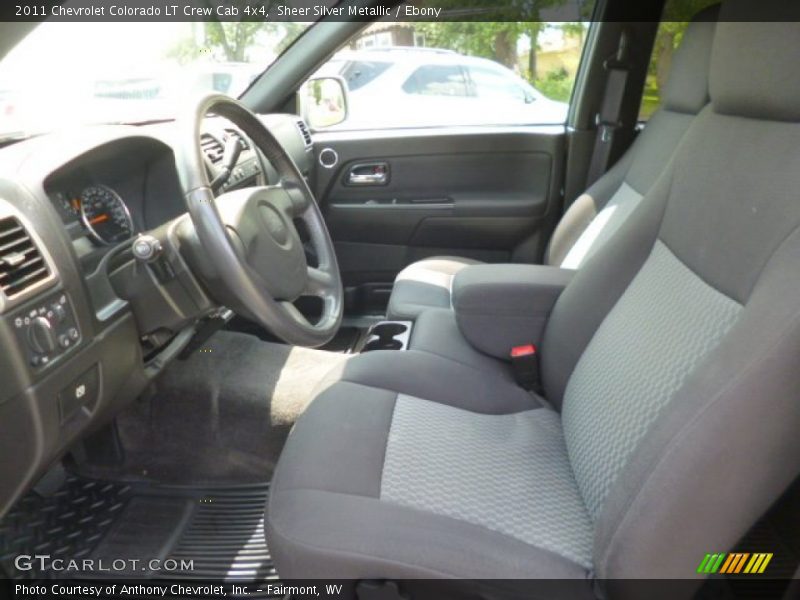 Sheer Silver Metallic / Ebony 2011 Chevrolet Colorado LT Crew Cab 4x4