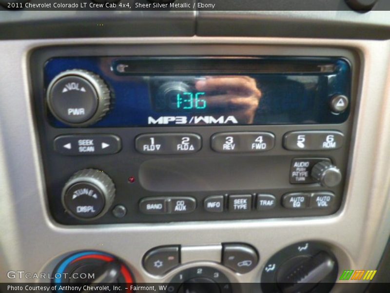 Sheer Silver Metallic / Ebony 2011 Chevrolet Colorado LT Crew Cab 4x4