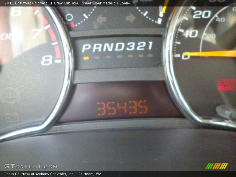 Sheer Silver Metallic / Ebony 2011 Chevrolet Colorado LT Crew Cab 4x4