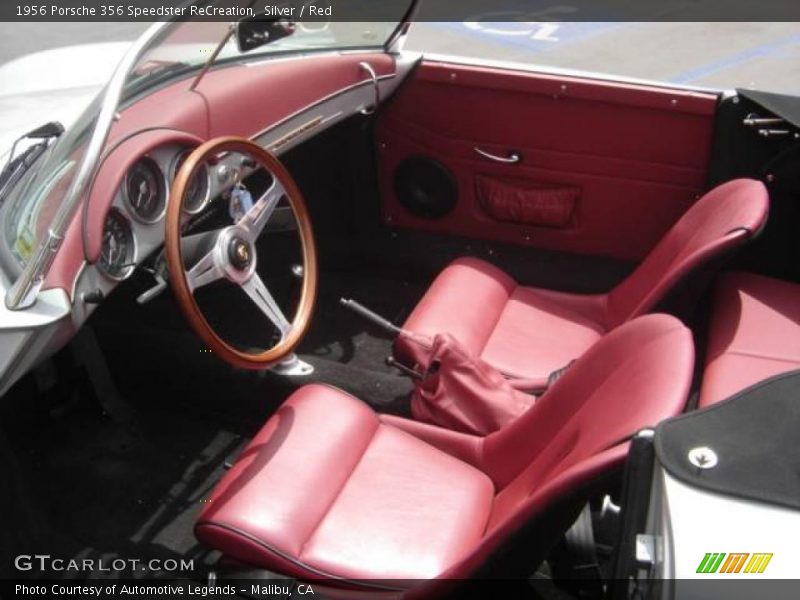 Silver / Red 1956 Porsche 356 Speedster ReCreation