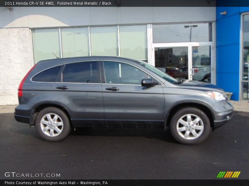 Polished Metal Metallic / Black 2011 Honda CR-V SE 4WD