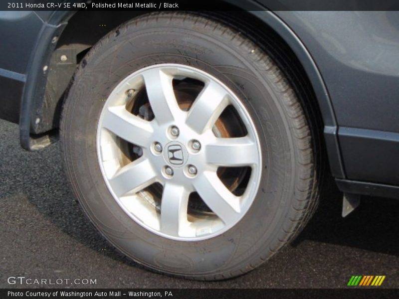 Polished Metal Metallic / Black 2011 Honda CR-V SE 4WD