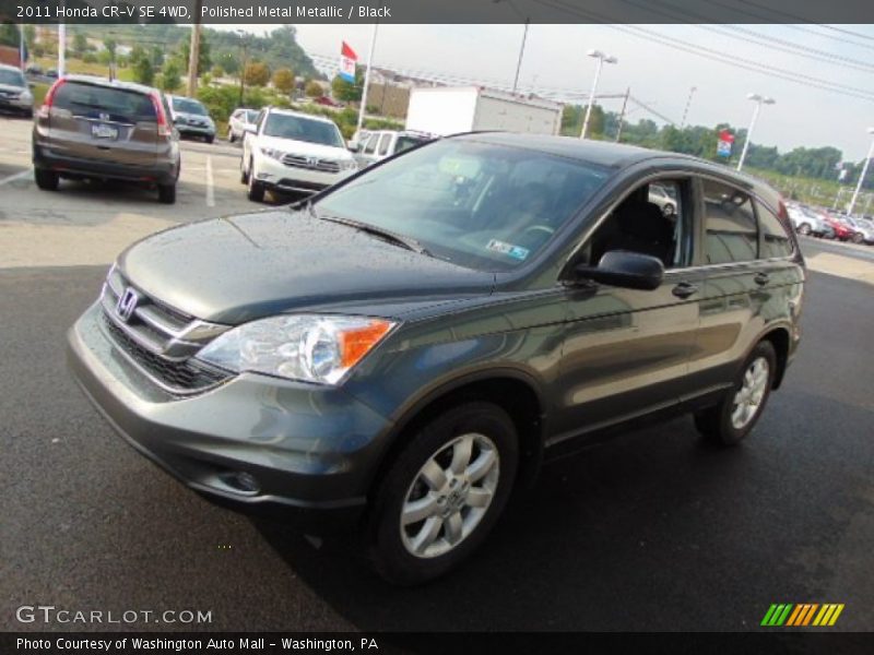 Polished Metal Metallic / Black 2011 Honda CR-V SE 4WD
