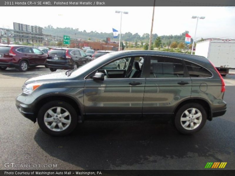 Polished Metal Metallic / Black 2011 Honda CR-V SE 4WD