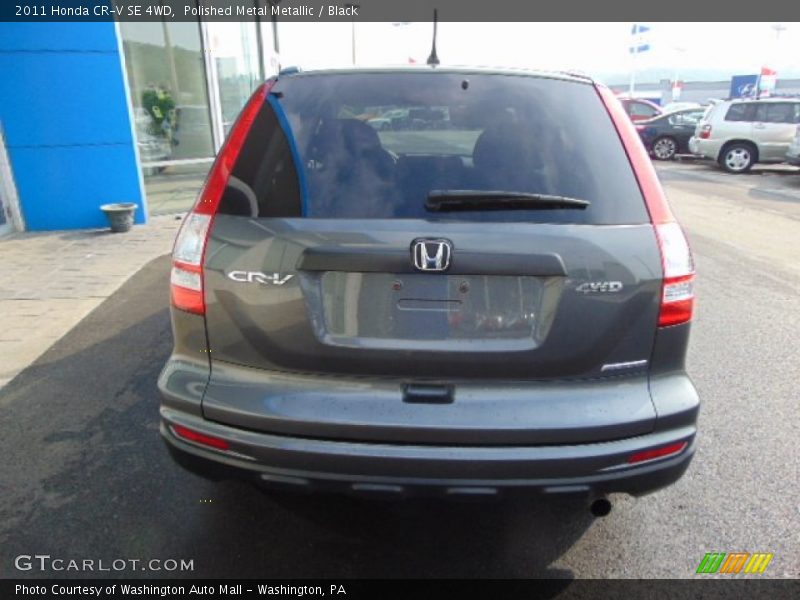 Polished Metal Metallic / Black 2011 Honda CR-V SE 4WD