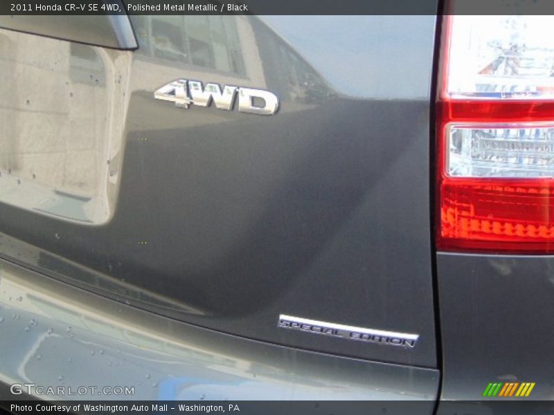 Polished Metal Metallic / Black 2011 Honda CR-V SE 4WD