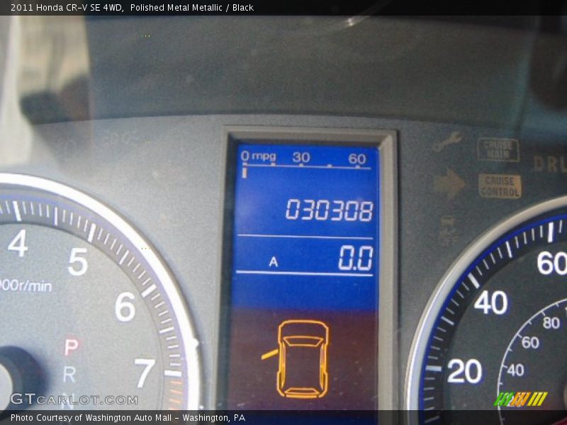 Polished Metal Metallic / Black 2011 Honda CR-V SE 4WD