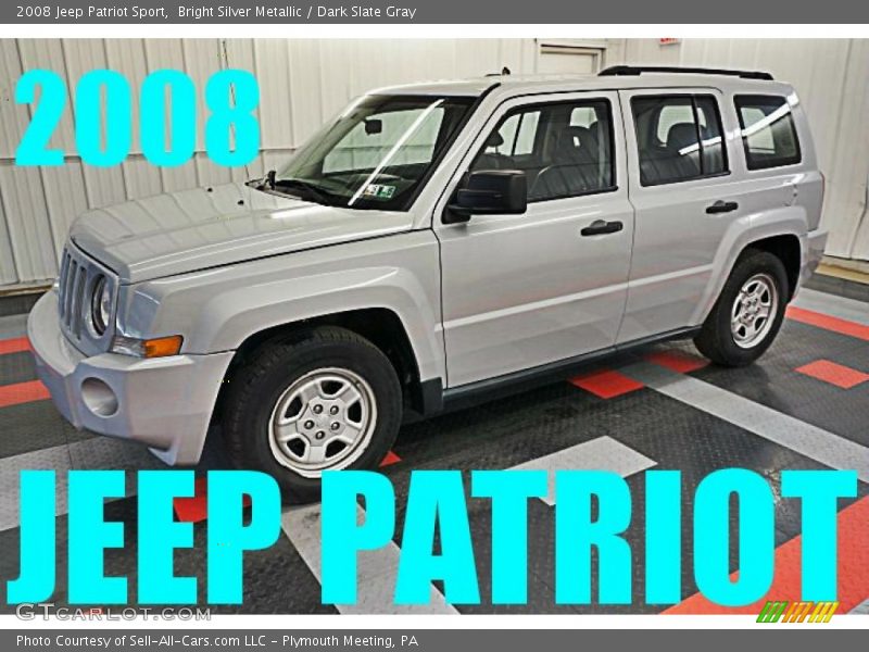 Bright Silver Metallic / Dark Slate Gray 2008 Jeep Patriot Sport