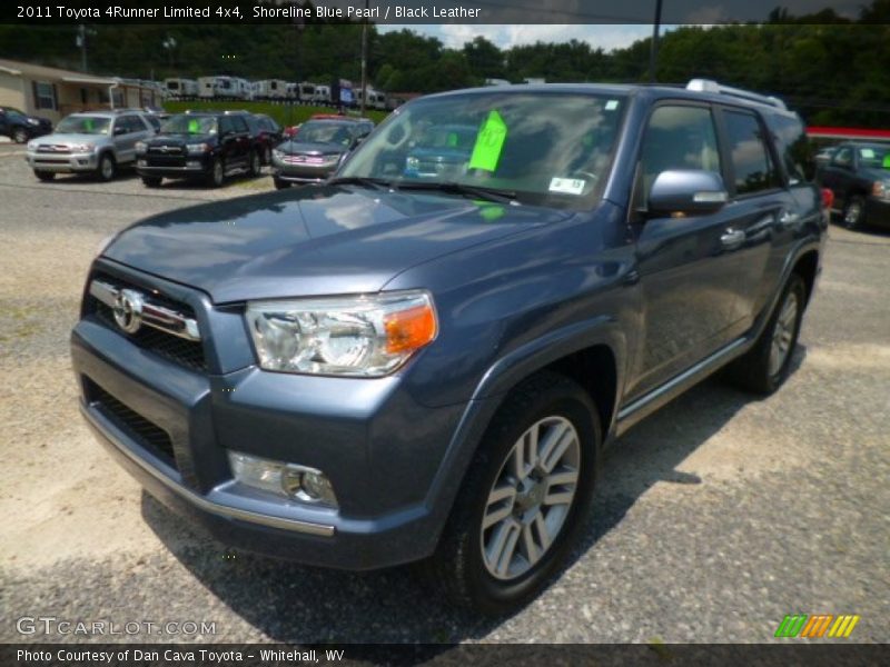 Shoreline Blue Pearl / Black Leather 2011 Toyota 4Runner Limited 4x4