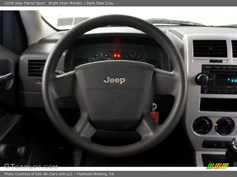 Bright Silver Metallic / Dark Slate Gray 2008 Jeep Patriot Sport