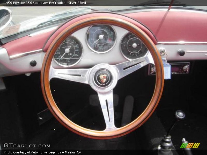 Silver / Red 1956 Porsche 356 Speedster ReCreation