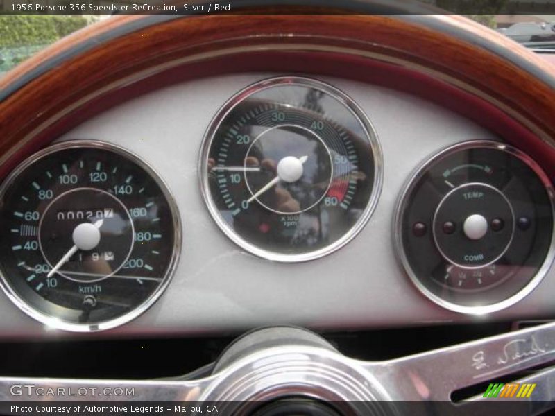 Silver / Red 1956 Porsche 356 Speedster ReCreation