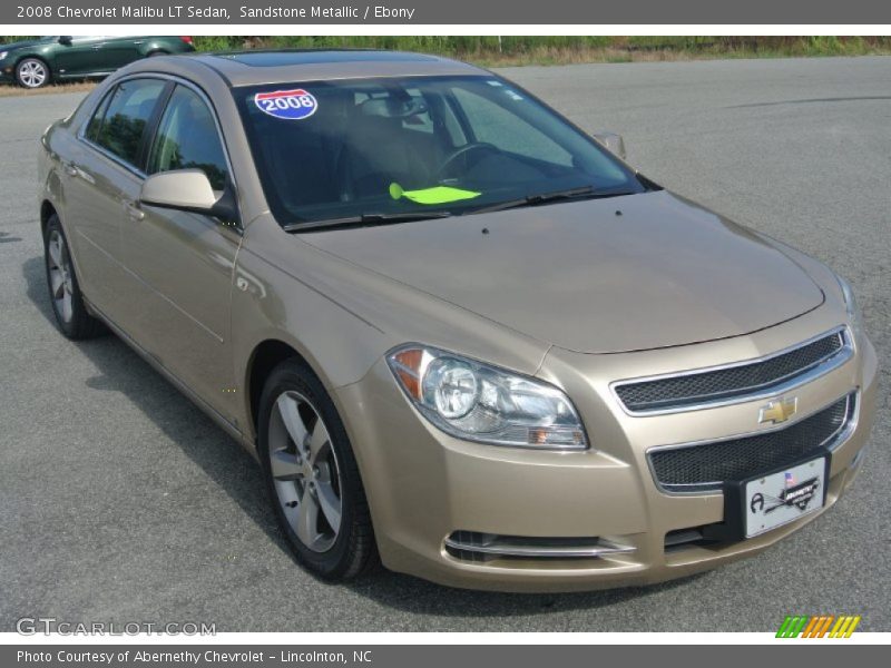 Sandstone Metallic / Ebony 2008 Chevrolet Malibu LT Sedan
