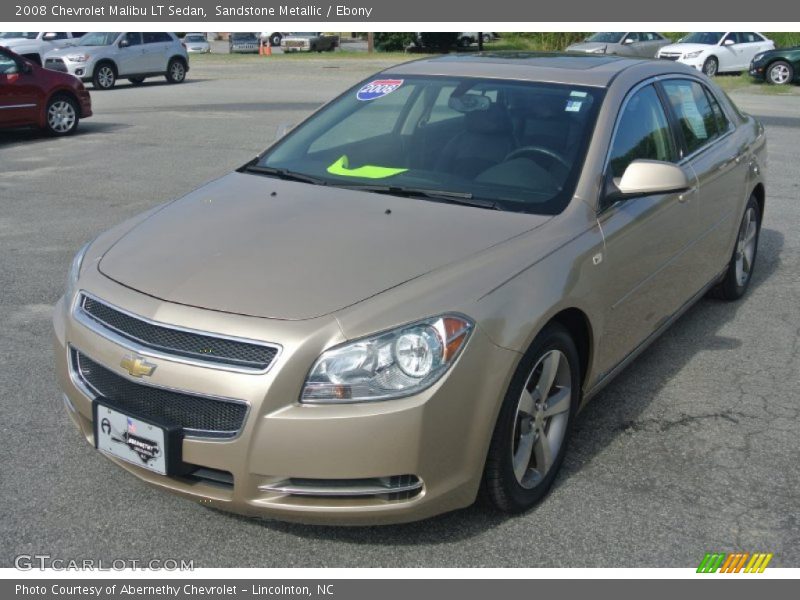 Sandstone Metallic / Ebony 2008 Chevrolet Malibu LT Sedan