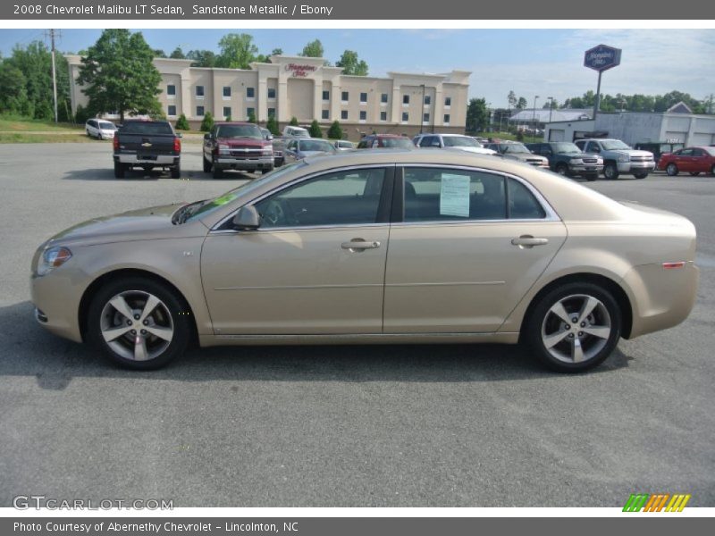 Sandstone Metallic / Ebony 2008 Chevrolet Malibu LT Sedan