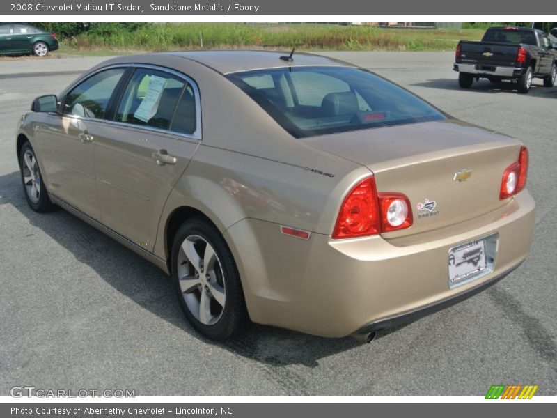 Sandstone Metallic / Ebony 2008 Chevrolet Malibu LT Sedan
