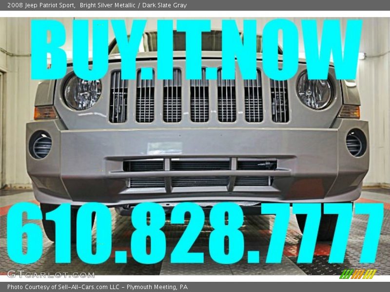 Bright Silver Metallic / Dark Slate Gray 2008 Jeep Patriot Sport