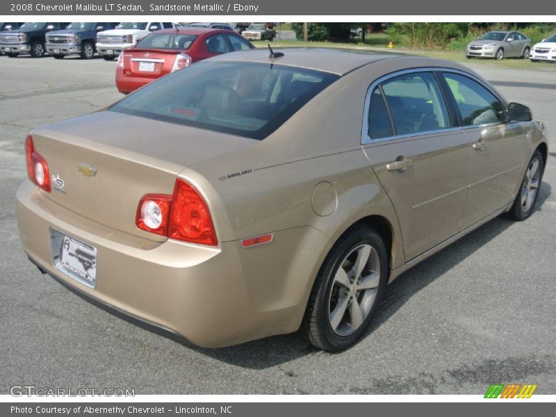 Sandstone Metallic / Ebony 2008 Chevrolet Malibu LT Sedan