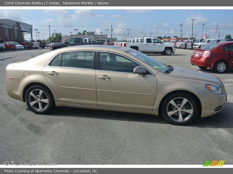 Sandstone Metallic / Ebony 2008 Chevrolet Malibu LT Sedan