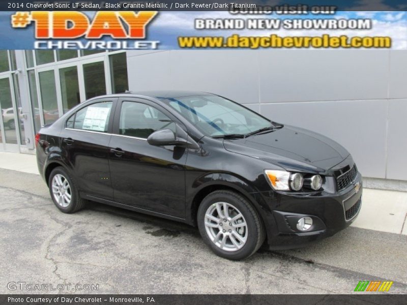 Black Granite Metallic / Dark Pewter/Dark Titanium 2014 Chevrolet Sonic LT Sedan