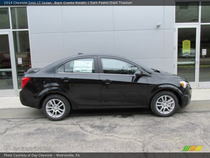 Black Granite Metallic / Dark Pewter/Dark Titanium 2014 Chevrolet Sonic LT Sedan