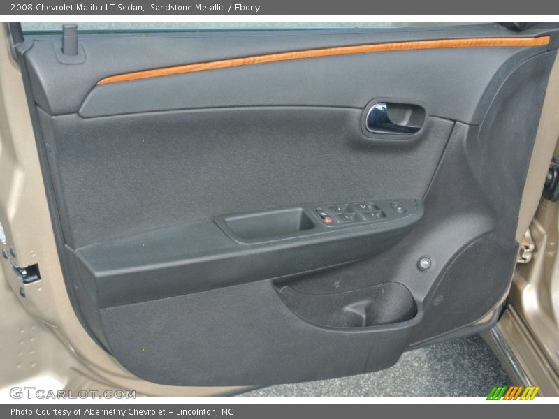Sandstone Metallic / Ebony 2008 Chevrolet Malibu LT Sedan