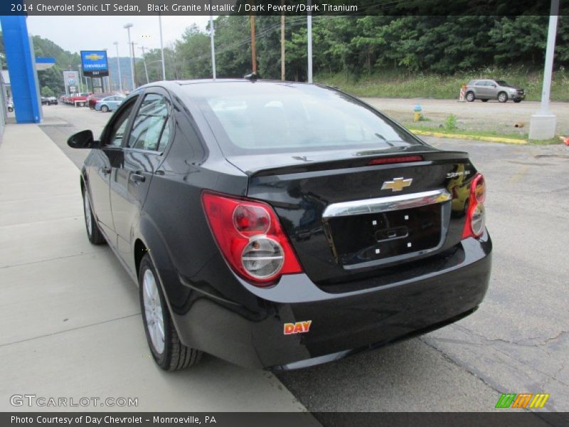 Black Granite Metallic / Dark Pewter/Dark Titanium 2014 Chevrolet Sonic LT Sedan